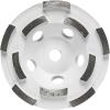 image:imageBOSCH DCDR04502 412 in Double Row Segmented Hubbed Diamond Cup Wheel  Fast Material Removal  Concrete Masonry  Angle Grinders