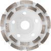 image:imageBOSCH DCDR0501 5 in Double Row Segmented Diamond Cup Wheel  Longer Life Effective Grinding  Concrete Mortar  Small Angle Grinders