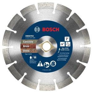 image:imageBOSCH DBSX0602 6 in XLock Premium Segmented Rim Diamond Blade  5X Faster Change Max Durability  Reinforced Concrete Stone  XLock amp Standard Angle Grinders7 DIAMETER