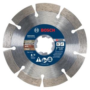 image:imageBOSCH DBSX0602 6 in XLock Premium Segmented Rim Diamond Blade  5X Faster Change Max Durability  Reinforced Concrete Stone  XLock amp Standard Angle Grinders5 DIAMETER