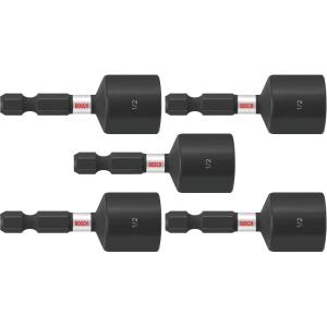 image:imageBOSCH ITNSV105 5Piece 178 InImpact Tough Nutsetters Assorted Set178 In