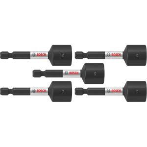 image:imageBOSCH ITNSV105 5Piece 178 InImpact Tough Nutsetters Assorted Set2916 In