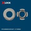 image:imageBOSCH WGX0100 XLOCK Wire Wheel Adapter for 5811 Angle Grinders Enables Faster ToolFree XLOCK Accessory Changes