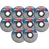 image:imageBOSCH TCWX1S450P10 412 in XLock MetalStainless Steel Cutting Wheels  10 Pack 60 Grit Type 141