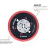 image:imageBOSCH RSM6045 6 in Medium HookandLoop MultiHole Sanding PadMedium Pad