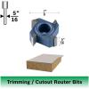 image:imageBosch 85417M 78 In x 516 In Carbide Tipped 4Flute Flush Trim Replacement Cutter Bit