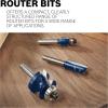 image:imageBosch 85417M 78 In x 516 In Carbide Tipped 4Flute Flush Trim Replacement Cutter Bit