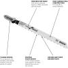 image:imageBosch T101BR100 100Piece 4 In 10 TPI Reverse Pitch Clean for Wood TShank Jig Saw Blades