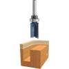 image:imageBosch 85680M 12 in x 1 in Carbide Tipped 2Flute Top Bearing Straight Trim Bit