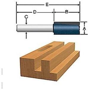 image:imageBosch 85265M 34 in x 114 in Carbide Tipped 2Flute Straight Bit