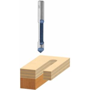 image:imageBosch 85407M 12 in x 2 in Carbide Tipped 1Flute Pilot Panel Straight Bit