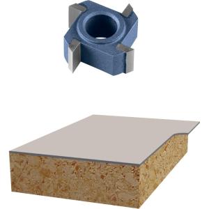 image:imageBosch 85417M 78 In x 516 In Carbide Tipped 4Flute Flush Trim Replacement Cutter Bit