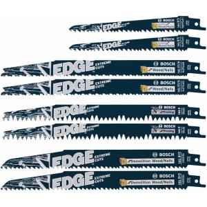 image:imageBosch RPW008 8 pc Edge ProWood Reciprocating Saw Blade Set