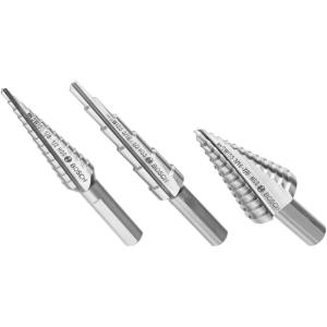 image:imageBosch SDC30 3 pc HighSpeed Steel Turbo Step Drill Bit Set