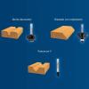 image:imageBosch 85601M 12 In x 112 In Carbide Tipped 2Flute Templet Trim Bit