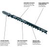 image:imageBosch T144D100 100 pc 4 in 6 TPI Speed for Wood TShank Jig Saw Blades