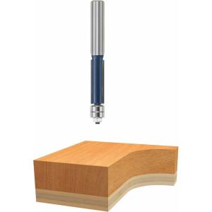 image:imageBosch 85601M 12 In x 112 In Carbide Tipped 2Flute Templet Trim Bit