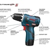 image:imageBosch PS3202 Cordless Drill Driver  12V Brushless Compact Drill with 2 Lithium Ion Batteries Charger amp Soft Carrying Case