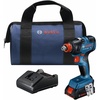 image:imageBosch GDX18V1800B12 18V TwoInOne 14 In and 12 In BitSocket Impact DriverWrench Kit with 2 Ah Standard Power Battery