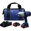 image:imageBosch HTH181B25 18V High Torque Impact Wrench wPin Detent w 2 40 Ah CORE Compact Batteries