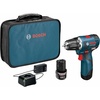 image:imageBosch PS3202 Cordless Drill Driver  12V Brushless Compact Drill with 2 Lithium Ion Batteries Charger amp Soft Carrying Case