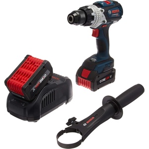 image:imageBosch CORE18V Brushless Brute Tough Hammer DrillDriver with Two 63Ah Batteries HDH183B24