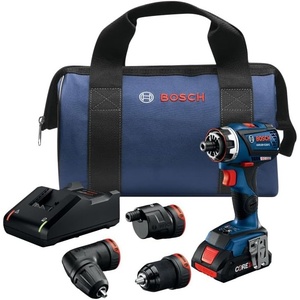 image:imageBosch GSR18V535FCB15 18V DrillDriver with 5In1 Flexiclick System and 1 CORE18V 4 Ah Advanced Power Battery