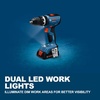 image:imageBosch GSB18V65B12 12 In Brushless Hammer Drill Driver Kit  Switchable KickBack Control  Electronic Protection  Cordless Configuration  Variable Speed Trigger