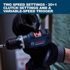 image:imageBosch GSB18V65B12 12 In Brushless Hammer Drill Driver Kit  Switchable KickBack Control  Electronic Protection  Cordless Configuration  Variable Speed Trigger