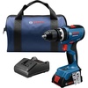 image:imageBosch GSB18V65B12 12 In Brushless Hammer Drill Driver Kit  Switchable KickBack Control  Electronic Protection  Cordless Configuration  Variable Speed Trigger