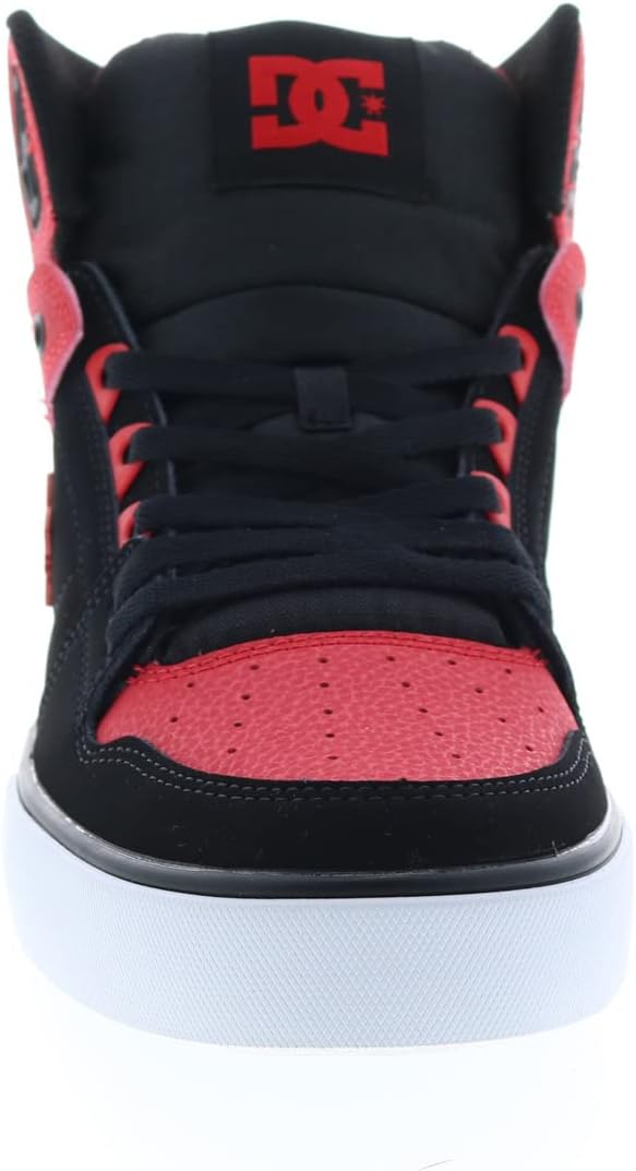 Scarpe Da Skate DC Pure High-Top WC - Uomo, Nero/gomma, Taglia 18, Suola Personalizzata
