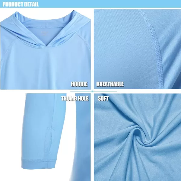 TACVASEN Men's Long Sleeve Sun Protection T-Shirt UPF 50+ Performance Hiking Running Quick Dry Hoodie