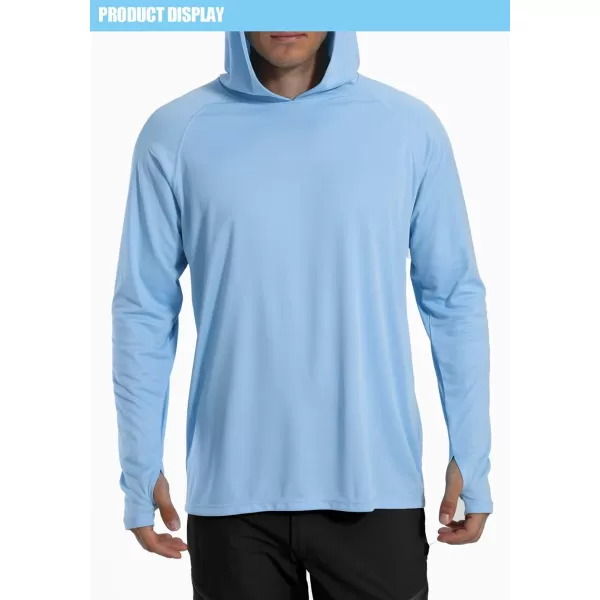 TACVASEN Men's Long Sleeve Sun Protection T-Shirt UPF 50+ Performance Hiking Running Quick Dry Hoodie