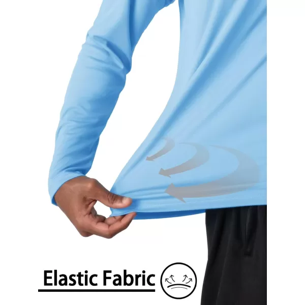 TACVASEN Men's Long Sleeve Sun Protection T-Shirt UPF 50+ Performance Hiking Running Quick Dry Hoodie