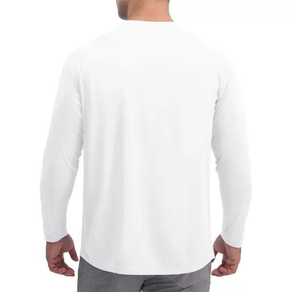 TACVASEN Men's Swim Shirt UPF 50+ Long Sleeve Rash Guard UV Protection Lightweight Quick-Dry Athletic T-Shirt