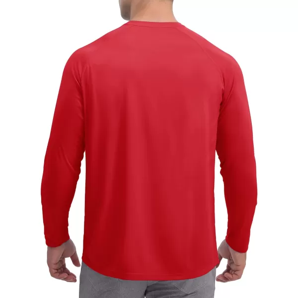 TACVASEN Men's Swim Shirt UPF 50+ Long Sleeve Rash Guard UV Protection Lightweight Quick-Dry Athletic T-Shirt