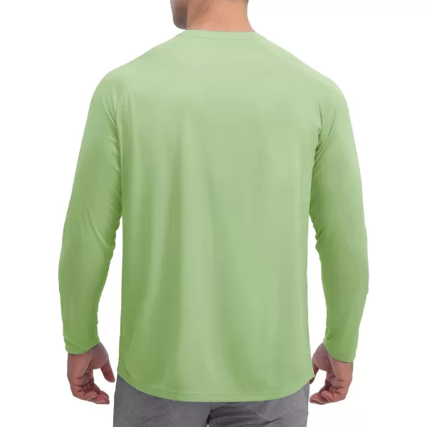 TACVASEN Men's Swim Shirt UPF 50+ Long Sleeve Rash Guard UV Protection Lightweight Quick-Dry Athletic T-Shirt