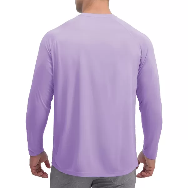 TACVASEN Men's Swim Shirt UPF 50+ Long Sleeve Rash Guard UV Protection Lightweight Quick-Dry Athletic T-Shirt