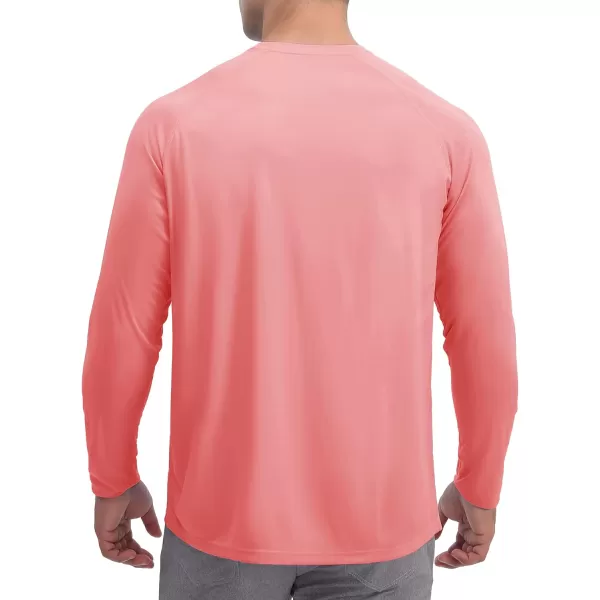 TACVASEN Men's Swim Shirt UPF 50+ Long Sleeve Rash Guard UV Protection Lightweight Quick-Dry Athletic T-Shirt
