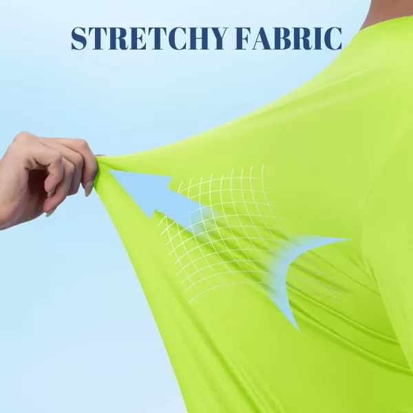 TACVASEN Men's Swim Shirt UPF 50+ Long Sleeve Rash Guard UV Protection Lightweight Quick-Dry Athletic T-Shirt