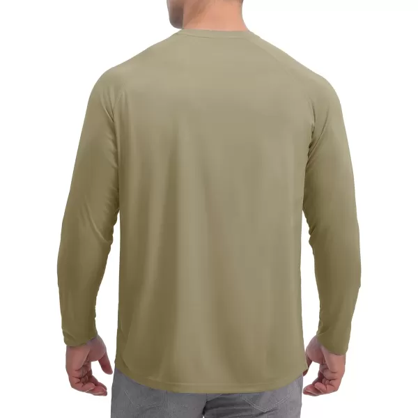 TACVASEN Men's Swim Shirt UPF 50+ Long Sleeve Rash Guard UV Protection Lightweight Quick-Dry Athletic T-Shirt