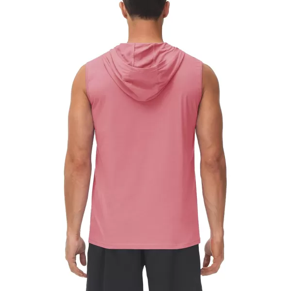 TACVASEN Men's Workout Hooded Tank Tops Sleeveless Gym Muscle Hoodies Sleeveless Lightweight Summer T Shirts