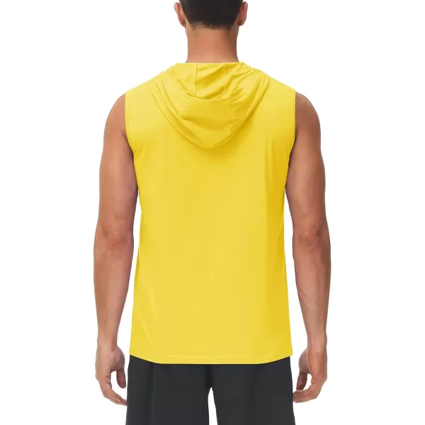 TACVASEN Men's Workout Hooded Tank Tops Sleeveless Gym Muscle Hoodies Sleeveless Lightweight Summer T Shirts