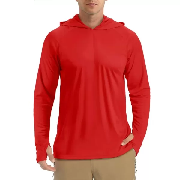 TACVASEN Men's Long Sleeve Sun Protection T-Shirt UPF 50+ Performance Hiking Running Quick Dry Hoodie