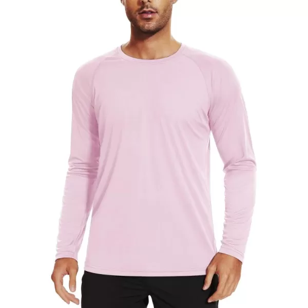TACVASEN Men's Swim Shirt UPF 50+ Long Sleeve Rash Guard UV Protection Lightweight Quick-Dry Athletic T-Shirt