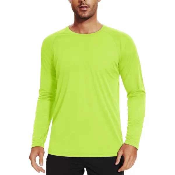 TACVASEN Men's Swim Shirt UPF 50+ Long Sleeve Rash Guard UV Protection Lightweight Quick-Dry Athletic T-Shirt