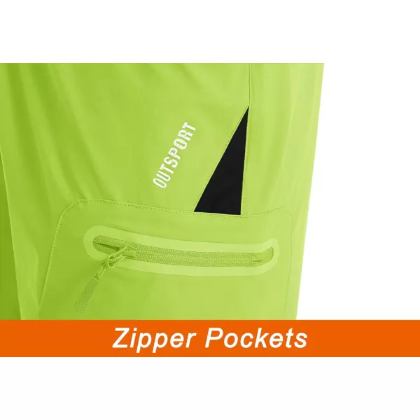 TACVASEN Men's Hiking Shorts Quick Dry Athletic Training Fishing Travel Shorts Multi Pockets