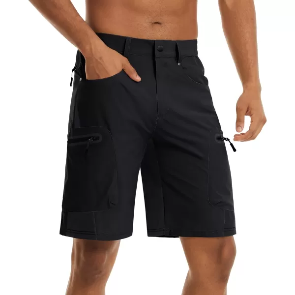 TACVASEN Men's Hiking Shorts Quick Dry Athletic Training Fishing Travel Shorts Multi Pockets
