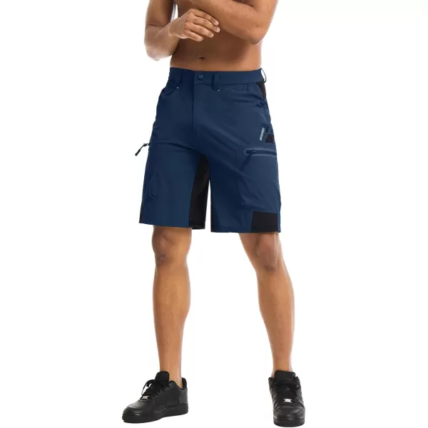 TACVASEN Men's Hiking Shorts Quick Dry Athletic Training Fishing Travel Shorts Multi Pockets