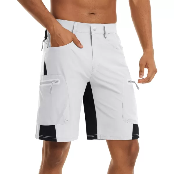 TACVASEN Men's Hiking Shorts Quick Dry Athletic Training Fishing Travel Shorts Multi Pockets